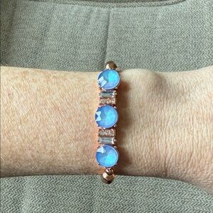 BP Elegant Blue and Rose Gold Bracelet